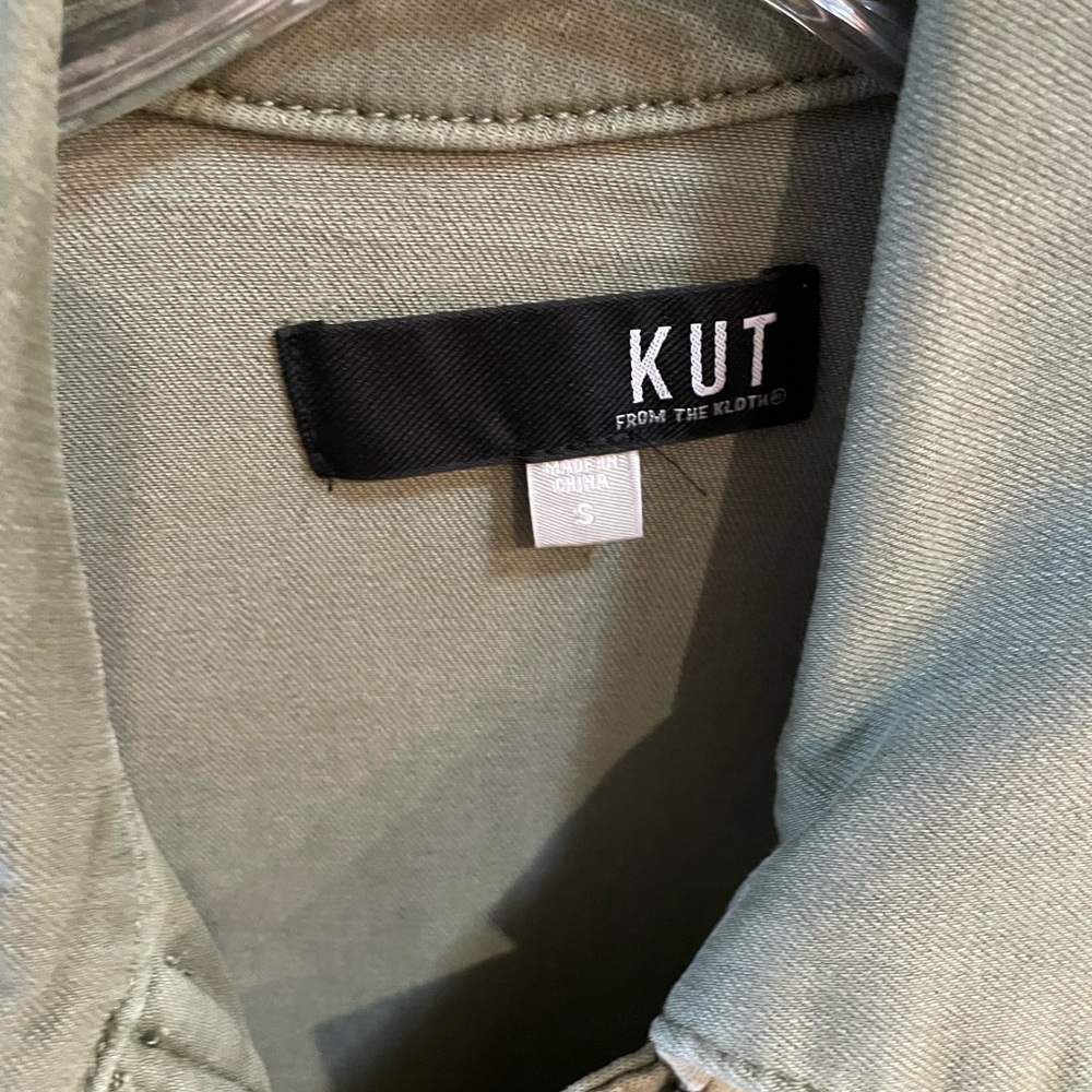 Kut from the Kloth Sage Green Utility Jacket - Picture 2 of 10